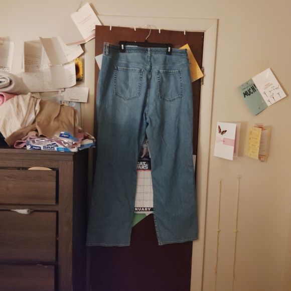 TORRID High Rise Baggy Straight Classic Denim Jeans - Size 18 - Picture 7 of 11